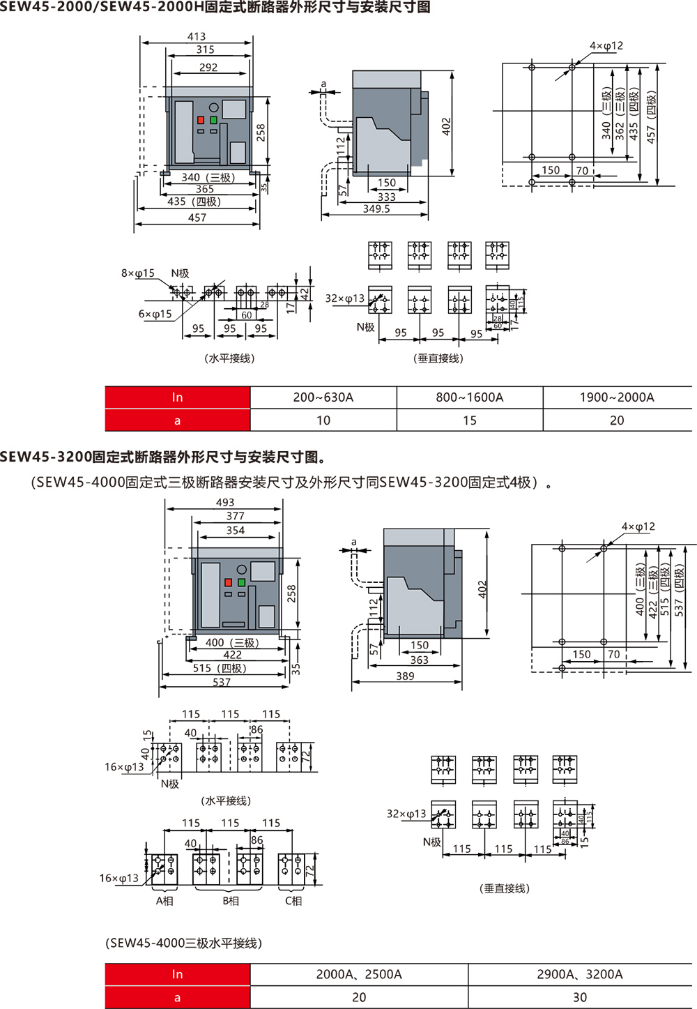 SEW45系列萬能式斷路器外形尺寸及安裝尺寸圖.jpg SEW45系列萬能式斷路器外形尺寸及安裝尺寸圖.jpg